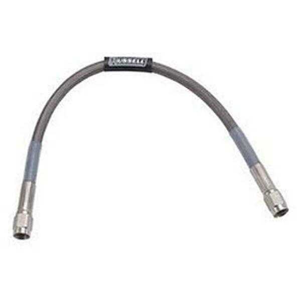 Russell-Edel 18 in. Straight -3AN to -3AN Competition Brake Hose Assembly, Blue R62-656040